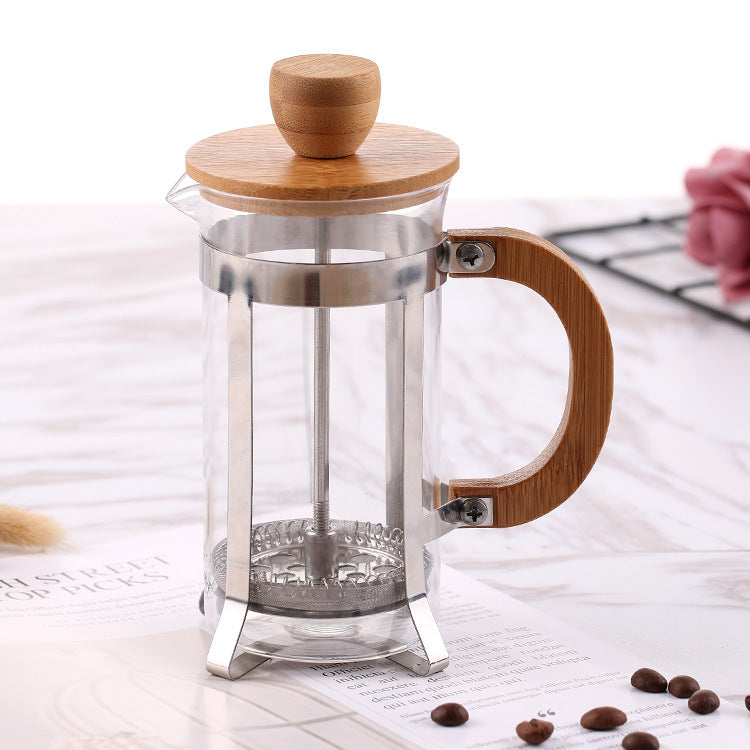 Hand Pressure Coffee Pot Tea Maker Household Teapot Health Flower Teapot